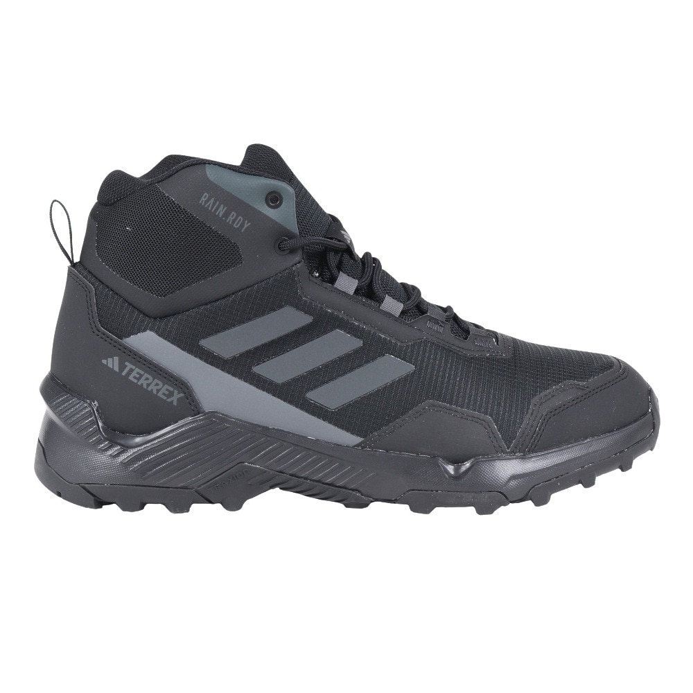 アディダス（adidas）（メンズ）トレッキングシューズ ミッドカット 防水 登山靴 TERREX EASTRAIL 2.0 RAIN RDY Hiking LTF90-HP8600 ブラック