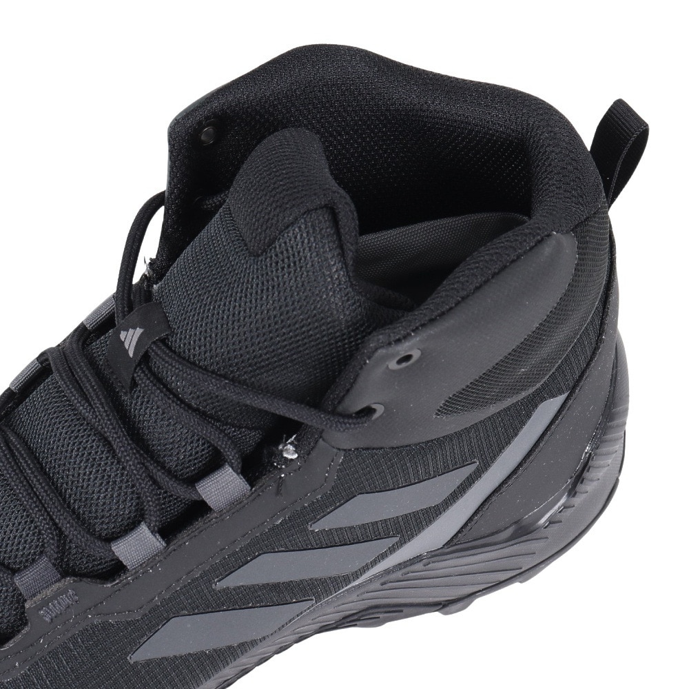 アディダス（adidas）（メンズ）24.0～30.0 トレッキングシューズ ミッドカット 防水 登山靴 TERREX EASTRAIL 2.0 RAIN RDY Hiking LTF90-HP8600 ブラック