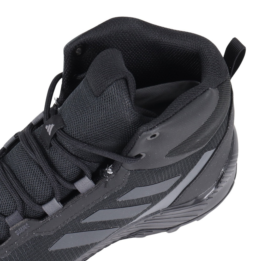 アディダス（adidas）（メンズ）トレッキングシューズ ミッドカット 防水 登山靴 TERREX EASTRAIL 2.0 RAIN RDY Hiking LTF90-HP8600 ブラック