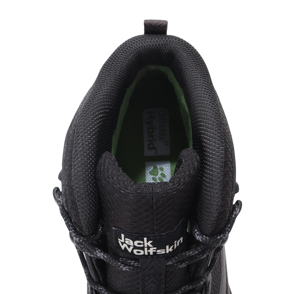 ジャックウルフスキン（JackWolfskin）（メンズ）トレッキングシューズ 登山靴 TERRAVENTURE TEXAPORE MID M 4051521-6000 ブラック 防水 透湿