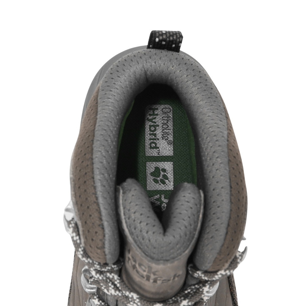 ジャックウルフスキン（JackWolfskin）（メンズ）トレッキングシューズ ハイカット 登山靴 サイロックステキサポール ミッド 4064301-5719 ブラウン 完全防水