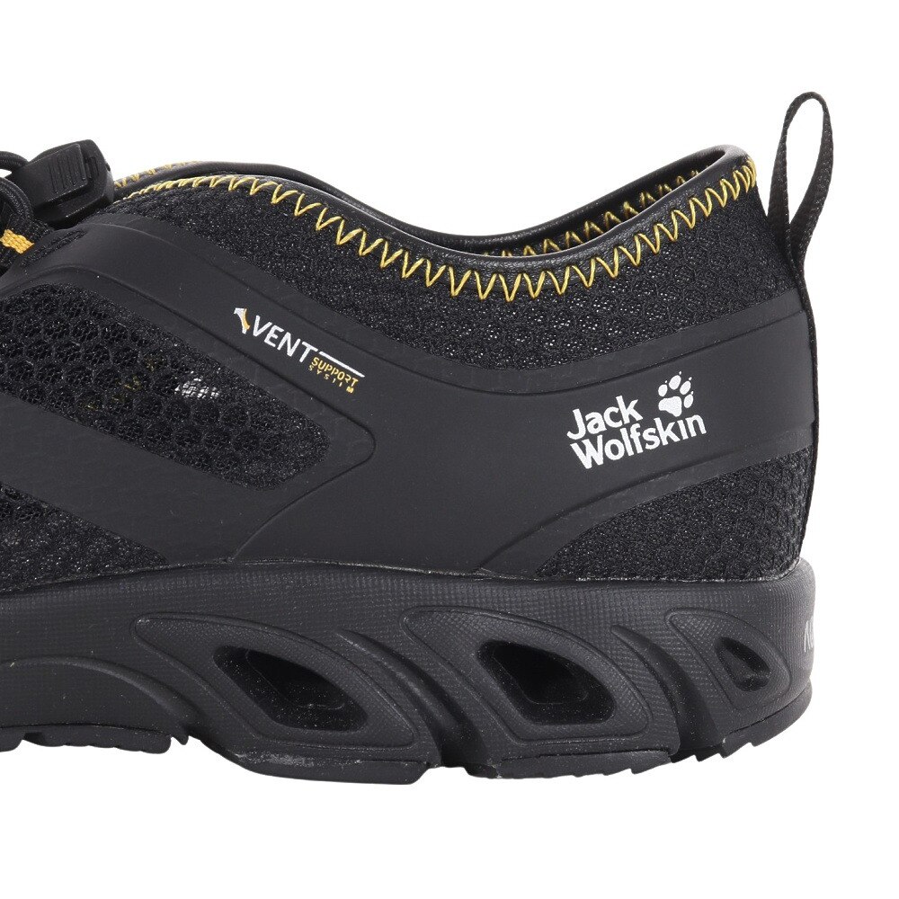 ジャックウルフスキン（JackWolfskin）（メンズ）トレッキングシューズ ローカット 登山靴 BREEZER VENT LOW M 4050131-6055 ブラック