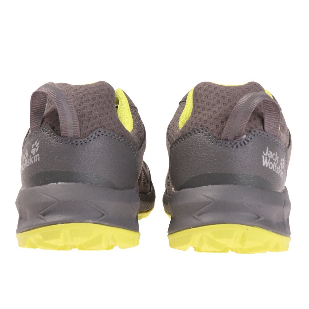 ジャックウルフスキン（JackWolfskin）（メンズ）ハイキングシューズ ローカット 登山靴 WOODLAND ウッドランド 2 VENT LOW M 4051281-6128 グレー  軽量