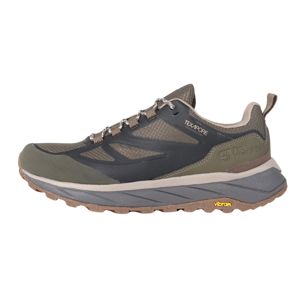 ジャックウルフスキン（JackWolfskin）（メンズ）防水 クッション性抜群 トレッキングシューズ 登山靴 テラベンチャー テキサポール 4051621-5347 ブラウン 
