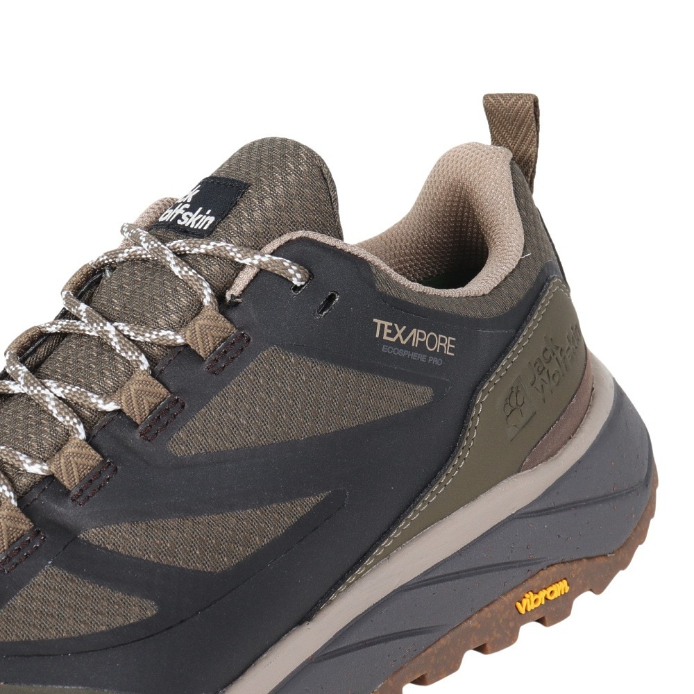 ジャックウルフスキン（JackWolfskin）（メンズ）防水 クッション性抜群 トレッキングシューズ 登山靴 テラベンチャー テキサポール 4051621-5347 ブラウン 