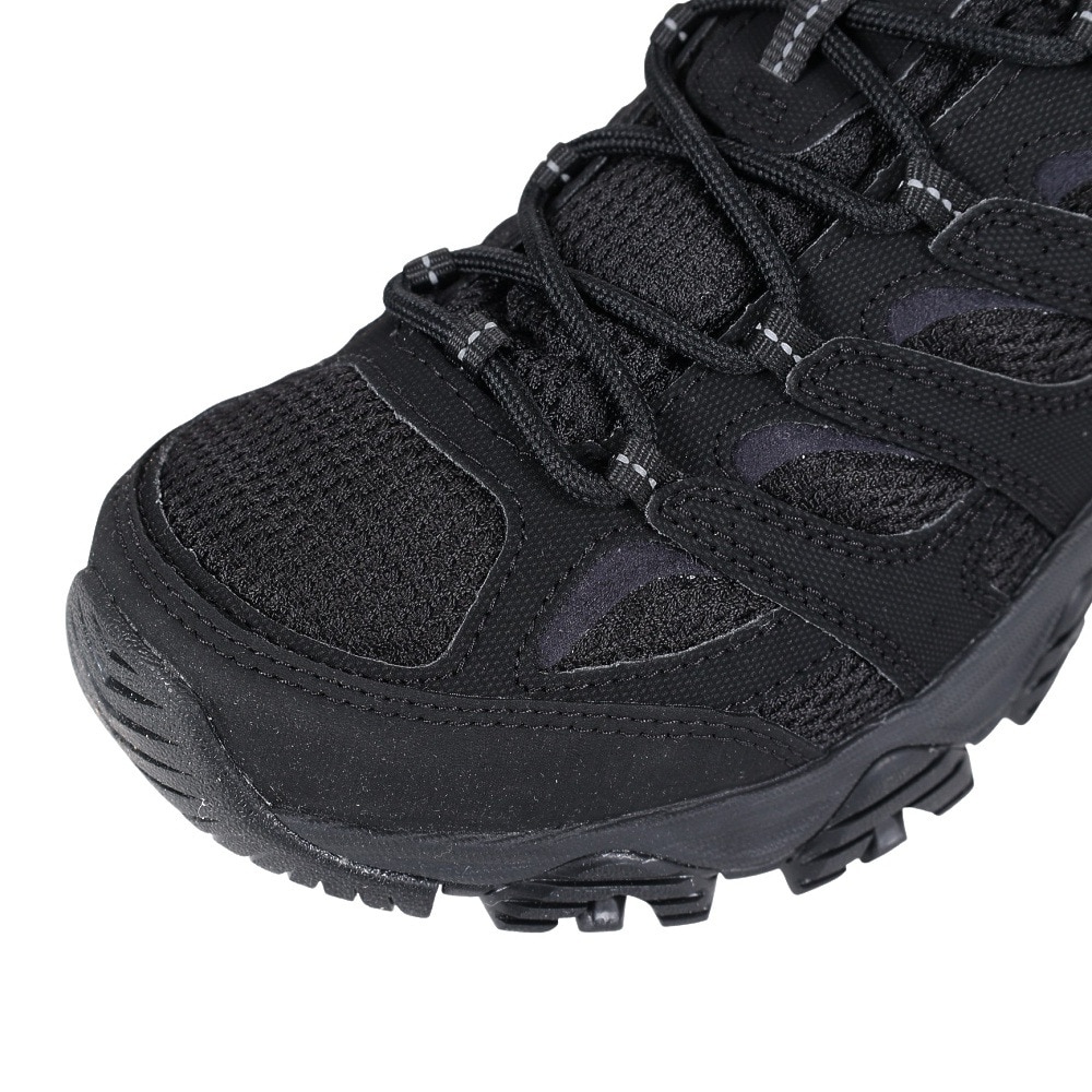 メレル（MERRELL）（メンズ）トレッキングシューズ ローカット 登山靴 モアブ 3 シンセティック ゴアテックス 500239 ブラック ビブラムソール