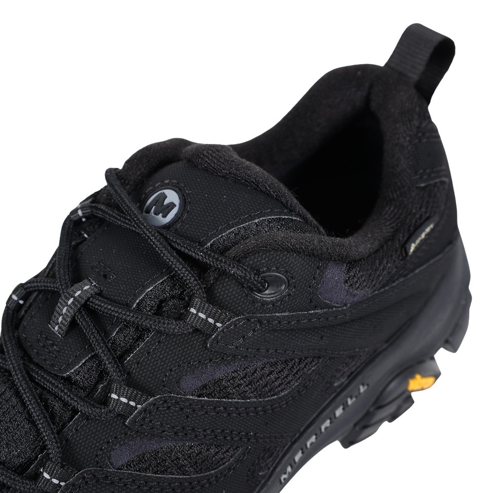 メレル（MERRELL）（メンズ）トレッキングシューズ ローカット 登山靴 モアブ 3 シンセティック ゴアテックス 500239 ブラック ビブラムソール