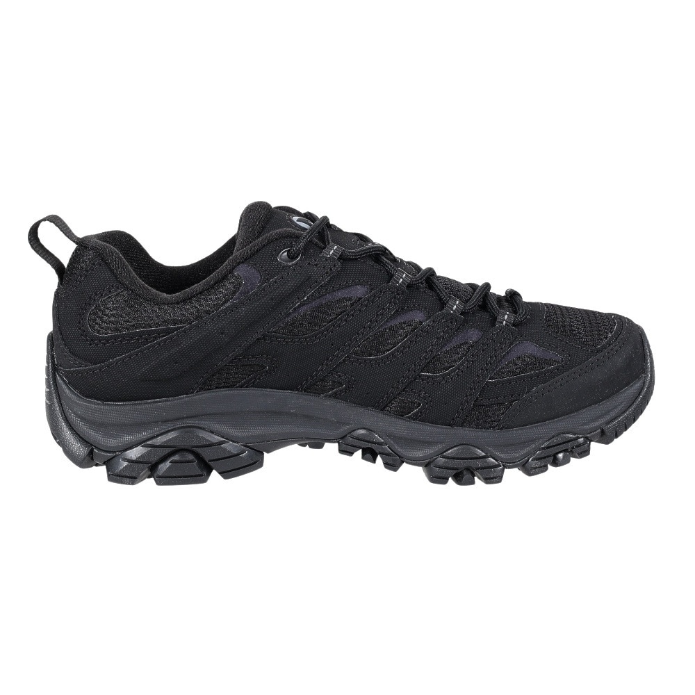 メレル（MERRELL）（メンズ）トレッキングシューズ ローカット 登山靴 モアブ 3 シンセティック ゴアテックス 500239 ブラック ビブラムソール