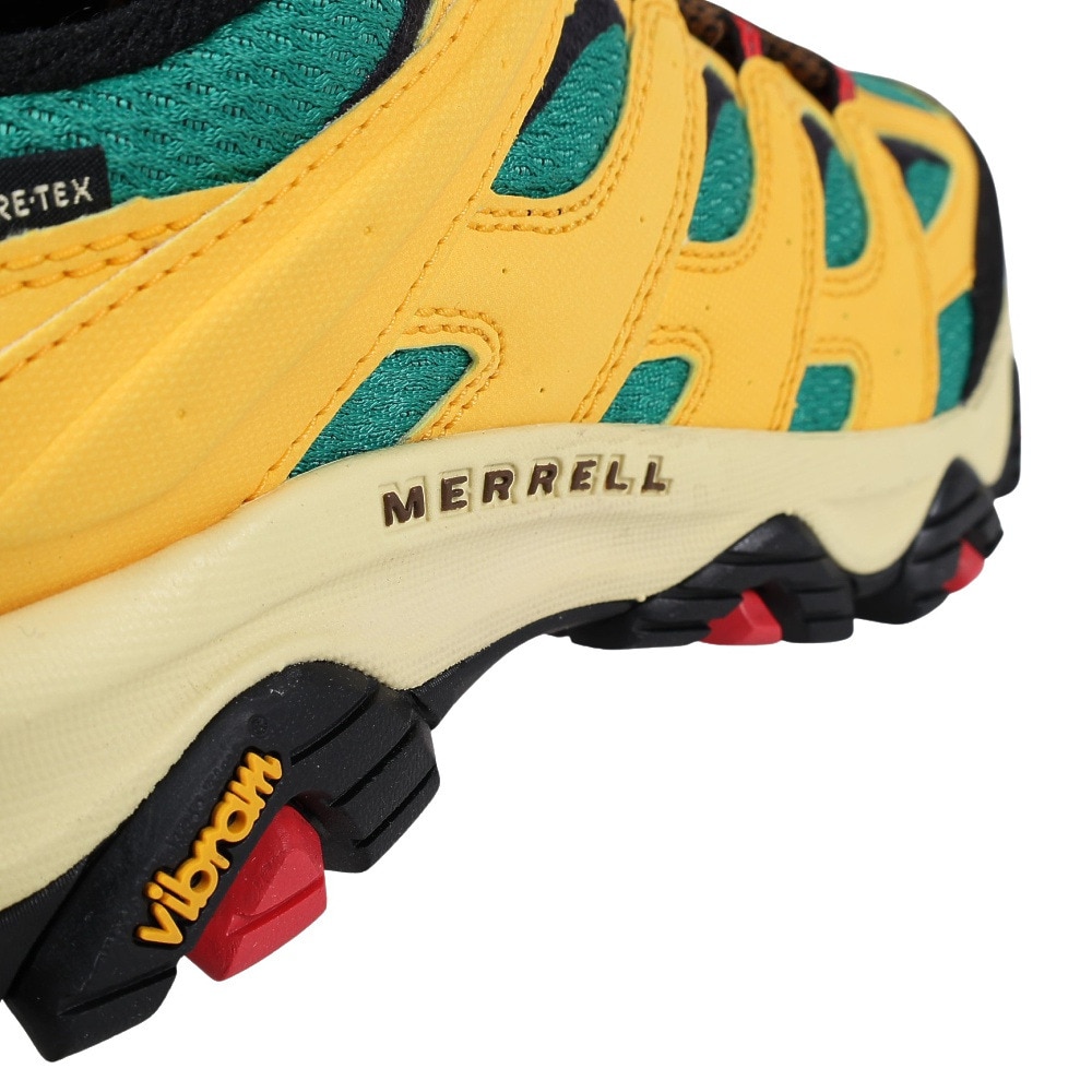 メレル（MERRELL）（メンズ）トレッキングシューズ ローカット 登山靴 モアブ 3 シンセティック ゴアテックス 500241 イエロー ビブラムソール