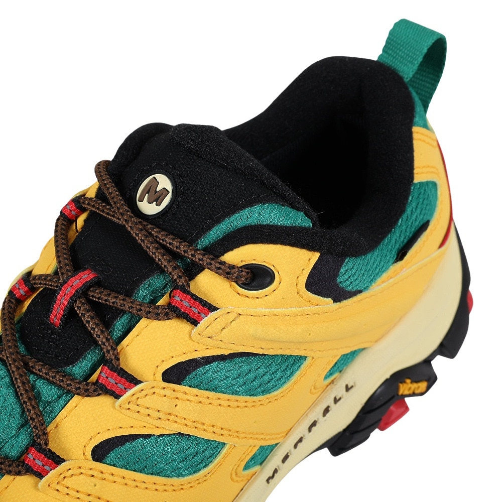 メレル（MERRELL）（メンズ）トレッキングシューズ ローカット 登山靴 モアブ 3 シンセティック ゴアテックス 500241 イエロー ビブラムソール