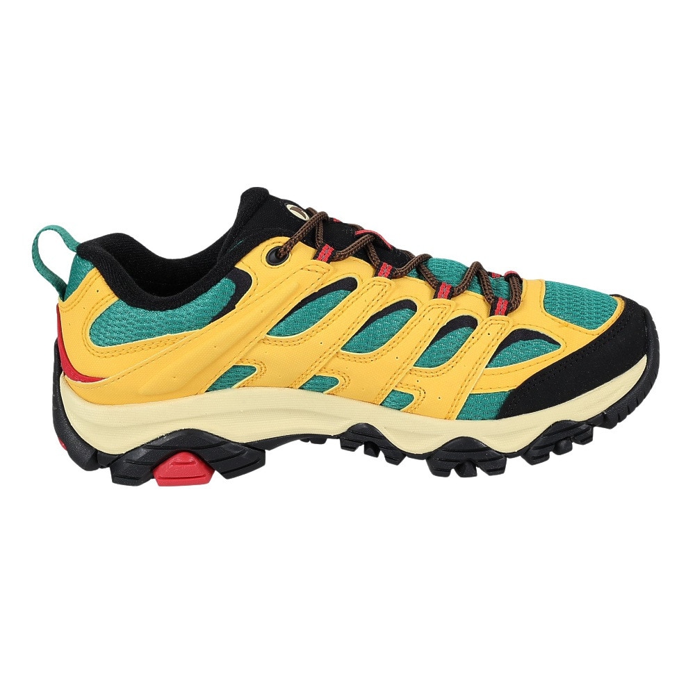 メレル（MERRELL）（メンズ）トレッキングシューズ ローカット 登山靴 モアブ 3 シンセティック ゴアテックス 500241 イエロー ビブラムソール