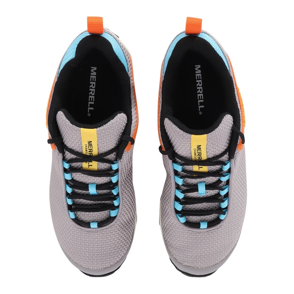 メレル（MERRELL）（メンズ、レディース）ゴアテックス トレッキングシューズ ローカット 登山靴 カメレオン 8 ストーム 500379 GREY ビブラムソール