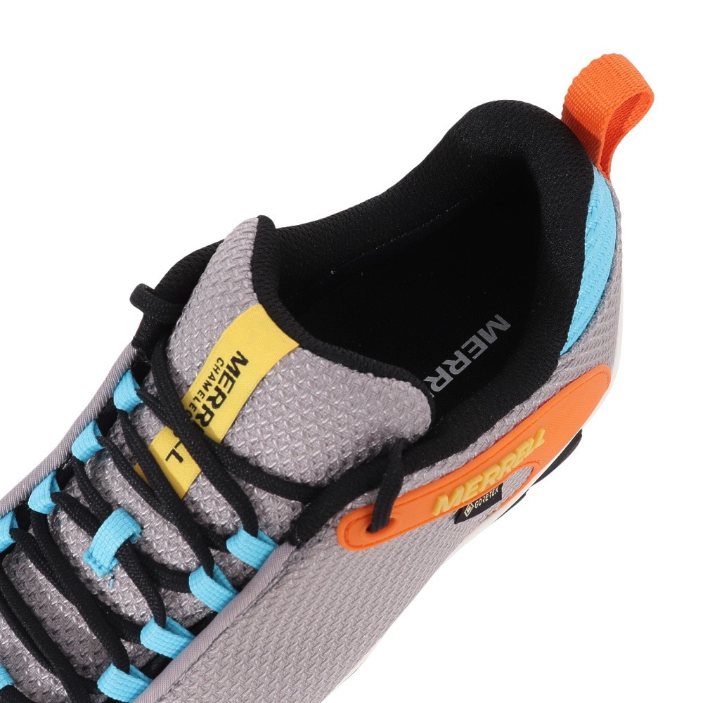 メレル（MERRELL）（メンズ、レディース）ゴアテックス トレッキングシューズ ローカット 登山靴 カメレオン 8 ストーム 500379 GREY ビブラムソール