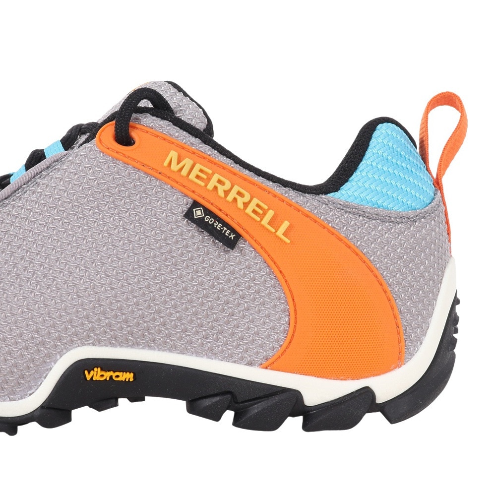 メレル（MERRELL）（メンズ、レディース）トレッキングシューズ ローカット 登山靴 カメレオン 8 ストーム ゴアテックス 500379 GREY グレー ビブラムソール