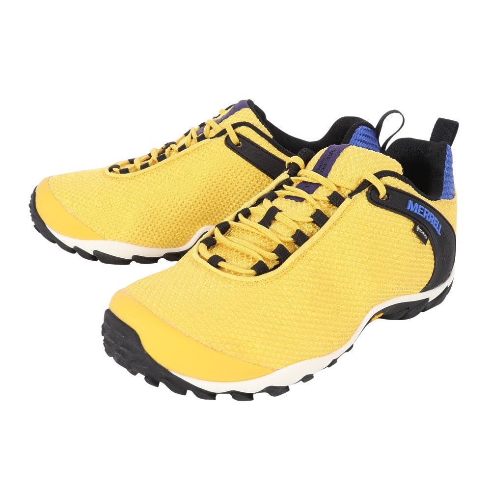 メレル（MERRELL）（メンズ、レディース）トレッキングシューズ ローカット 登山靴 カメレオン 8 ストーム ゴアテックス 500381 YELLOW イエロー ビブラムソール