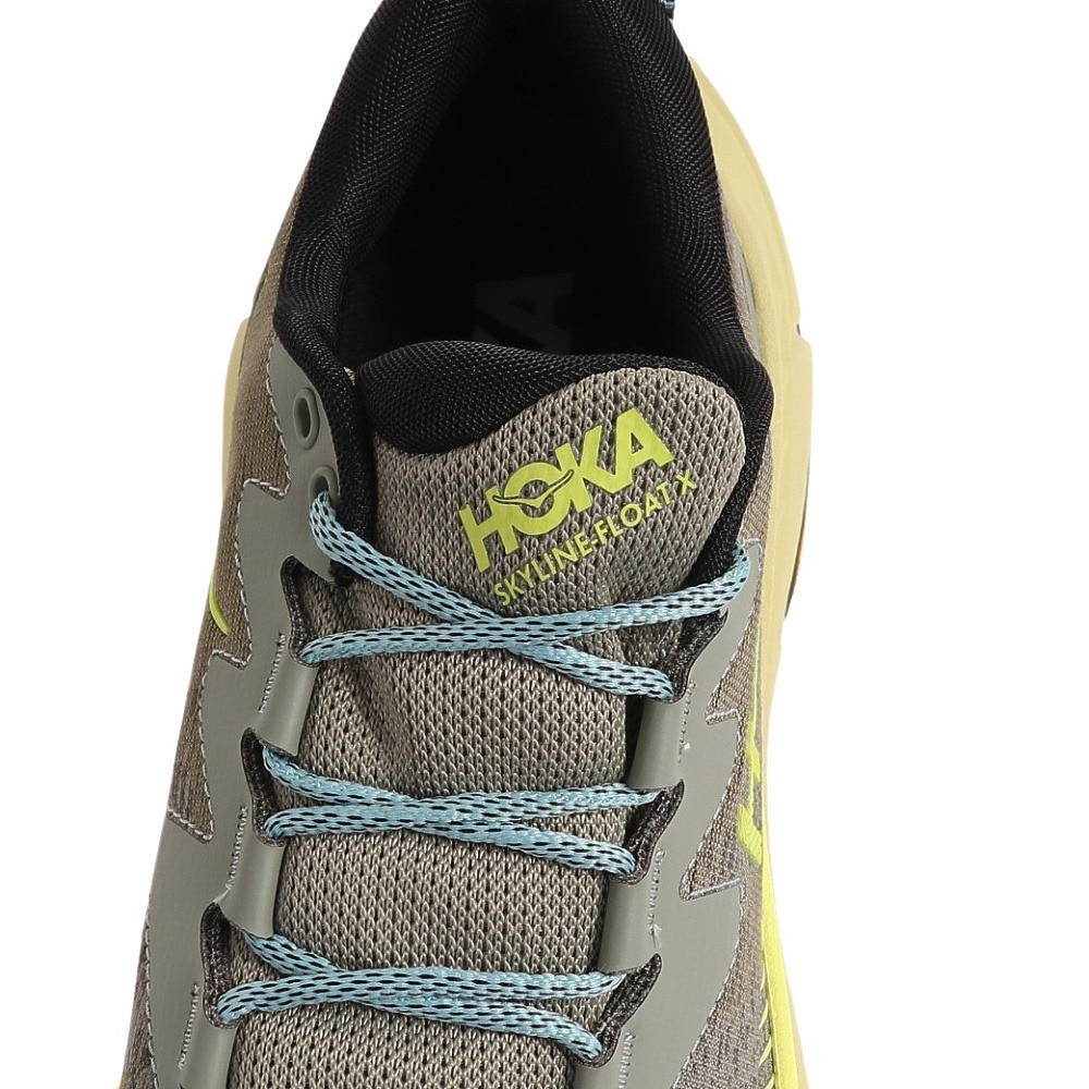 ホカ（HOKA）（メンズ）トレッキングシューズ ローカット 登山靴 スカイライン フロート X 1141610-OHCRT グレー×イエロー