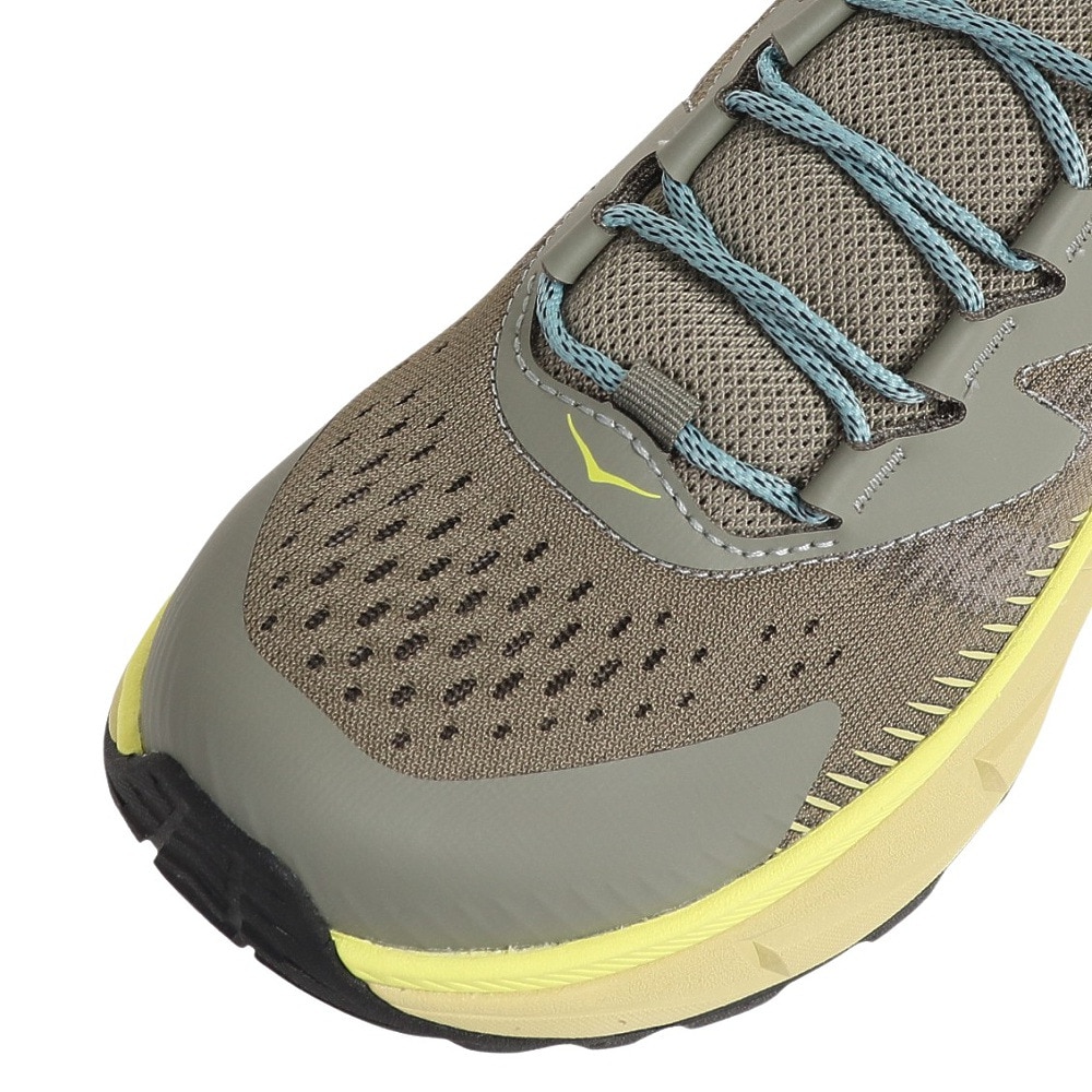 ホカ（HOKA）（メンズ）トレッキングシューズ ローカット 登山靴 スカイライン フロート X 1141610-OHCRT グレー×イエロー