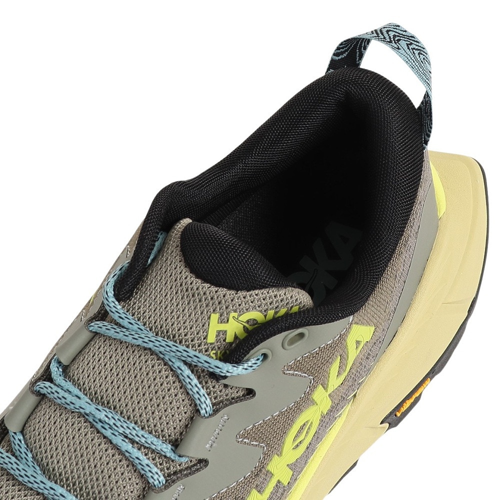 ホカ（HOKA）（メンズ）トレッキングシューズ ローカット 登山靴 スカイライン フロート X 1141610-OHCRT グレー×イエロー