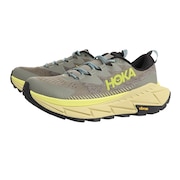 ホカ（HOKA）（メンズ）トレッキングシューズ ローカット 登山靴 スカイライン フロート X 1141610-OHCRT グレー×イエロー