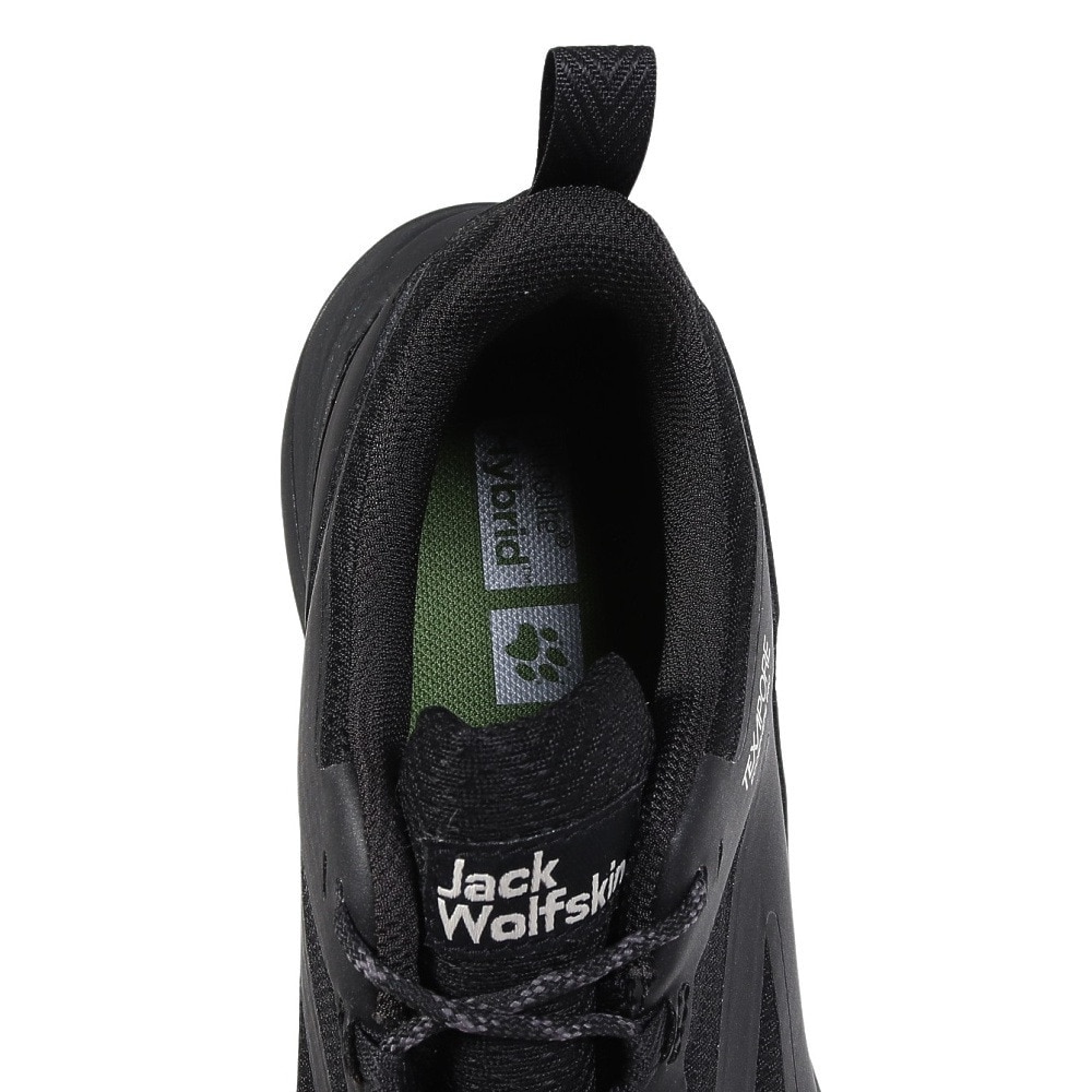 ジャックウルフスキン（JackWolfskin）（メンズ）防水 クッション性抜群 トレッキングシューズ 登山靴 テラベンチャー テキサポール ロー 4051621-6053 ブラック