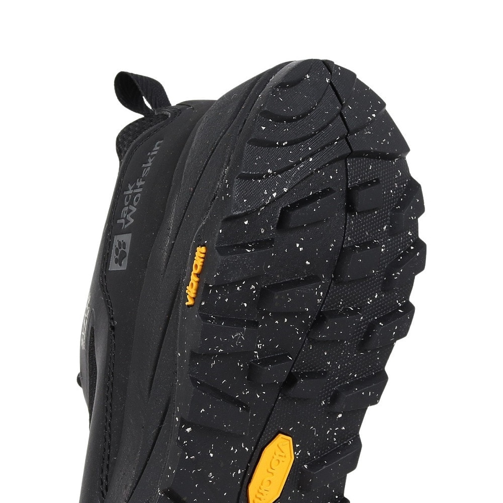 ジャックウルフスキン（JackWolfskin）（メンズ）防水 クッション性抜群 トレッキングシューズ 登山靴 テラベンチャー テキサポール ロー 4051621-6053 ブラック