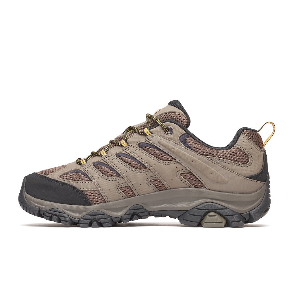 メレル（MERRELL）（メンズ）トレッキングシューズ ローカット 登山靴 モアブ 3 シンセティック ゴアテックス ワイド 500643W WALNUT サンドベージュ