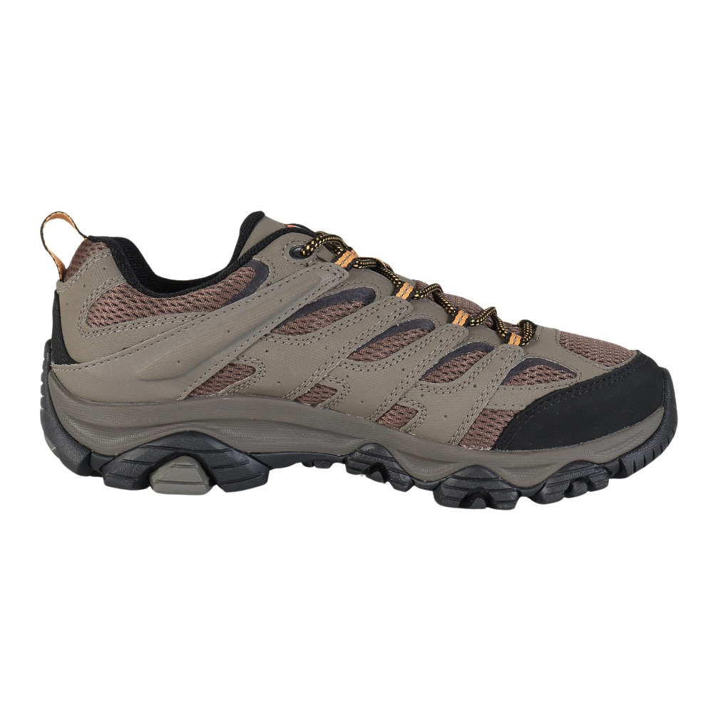 メレル（MERRELL）（メンズ）トレッキングシューズ ローカット 登山靴 モアブ 3 シンセティック ゴアテックス ワイド 500643W WALNUT サンドベージュ