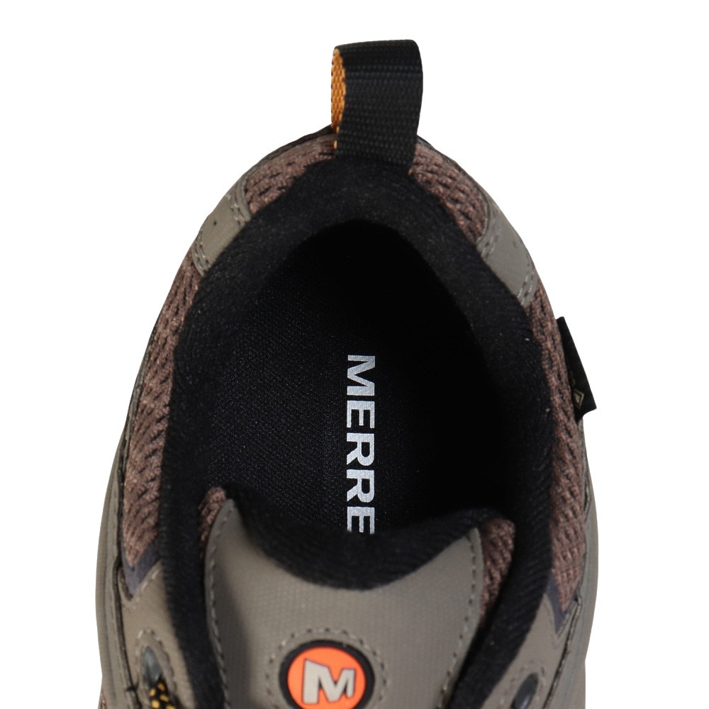 メレル（MERRELL）（メンズ）トレッキングシューズ ローカット 登山靴 モアブ 3 シンセティック ゴアテックス ワイド 500643W WALNUT サンドベージュ