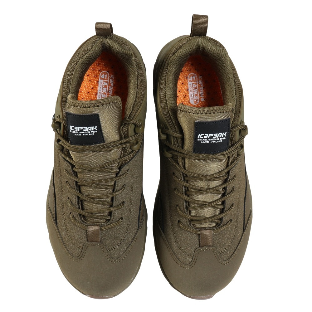 アイスピーク（ICEPEAK）（メンズ）トレッキングシューズ ローカット 登山靴 ACKAS 2.0 MR 78237 100 575 オリーブ