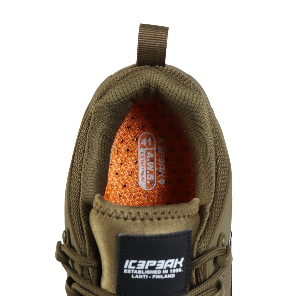 アイスピーク（ICEPEAK）（メンズ）トレッキングシューズ ローカット 登山靴 ACKAS 2.0 MR 78237 100 575 オリーブ
