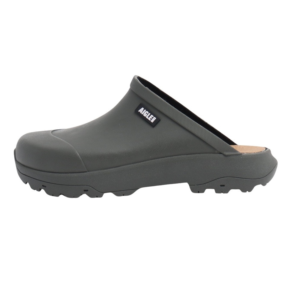 エーグル（AIGLE）（メンズ、レディース）ラバーサンダル コーレイ クロッグ サンダル ZZHS065-005 カーキ 防水 耐久性 ゴム製