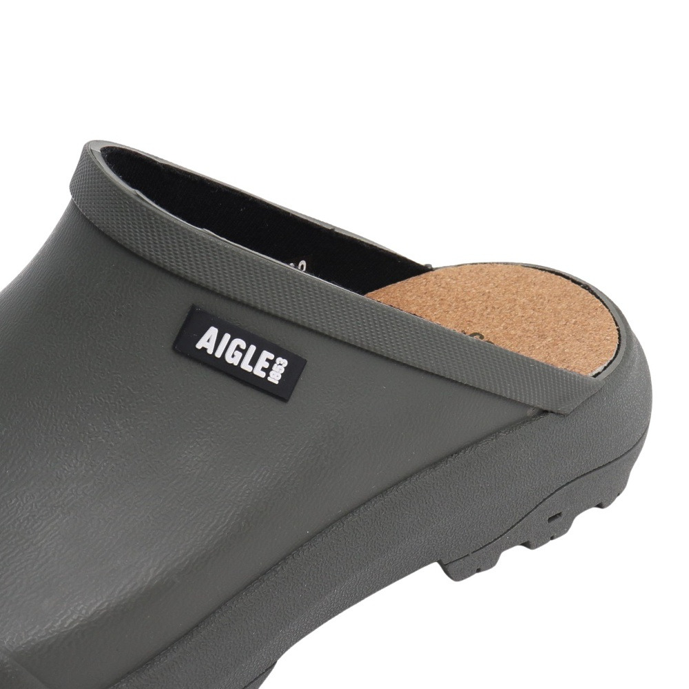 エーグル（AIGLE）（メンズ、レディース）ラバーサンダル コーレイ クロッグ サンダル ZZHS065-005 カーキ 防水 耐久性 ゴム製