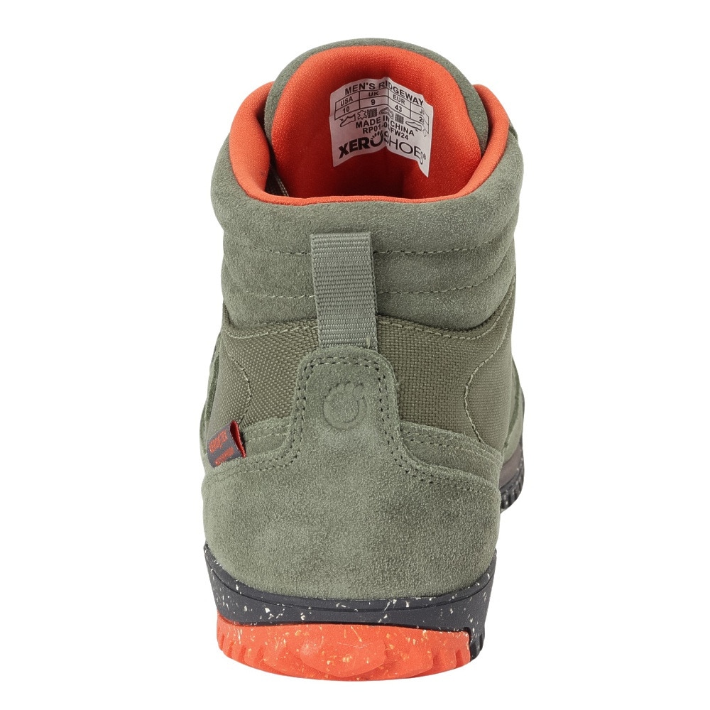 ゼロシューズ（XEROSHOES）（メンズ）防水ハイキングシューズ リッジウェイ RWHM-OLIV