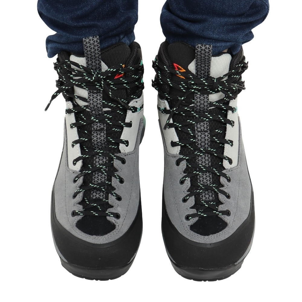 ガルモント（GARMONT）（レディース）トレッキングシューズ 登山靴 ベッタテック GTX WMS 481074/613 グレー×グリーン 防水 ゴアテックス