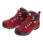 (レディース)ゴアテックス トレッキングシューズ ハイカット 登山靴 C1_02S 0010106-220 レッド 防水 軽量 入門者 初心者