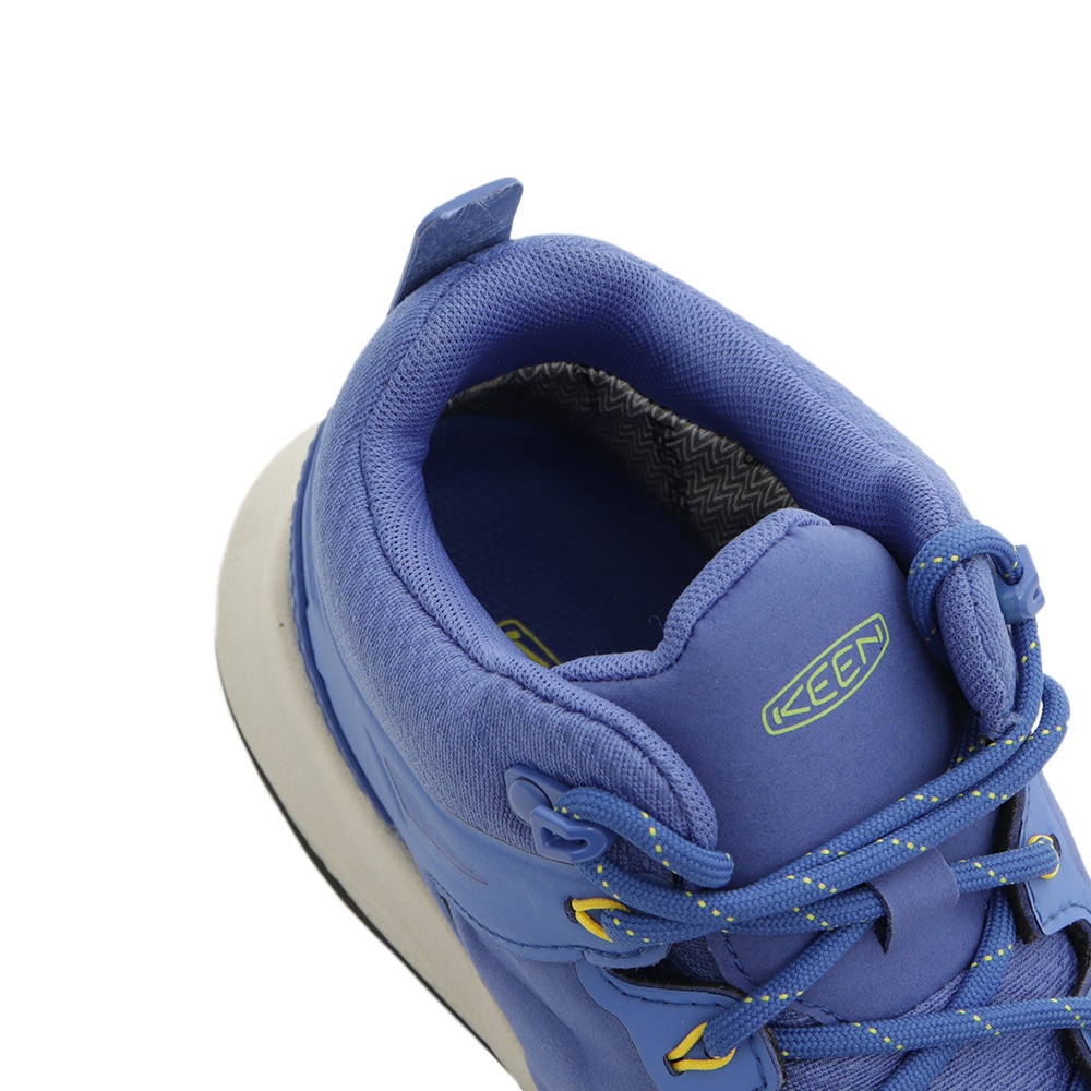 キーン（KEEN）（レディース）トレッキングシューズ ハイカット 登山靴 エクスプロール ミッド 1021648 ブルー 防水 ハイキングシューズ