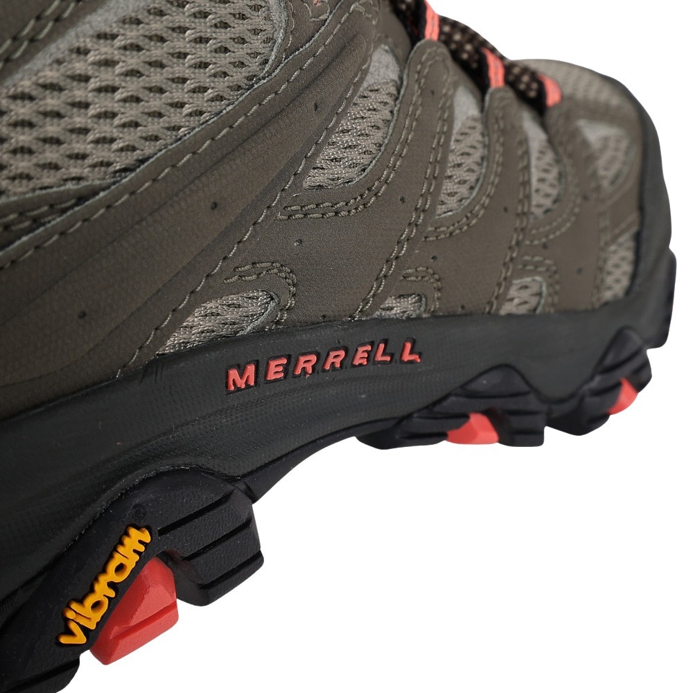 メレル（MERRELL）（レディース）トレッキングシューズ ハイカット 登山靴 MOAB 3 SYNTHETIC MID ゴアテックス 500182 OLIVE オリーブ ビブラムソール
