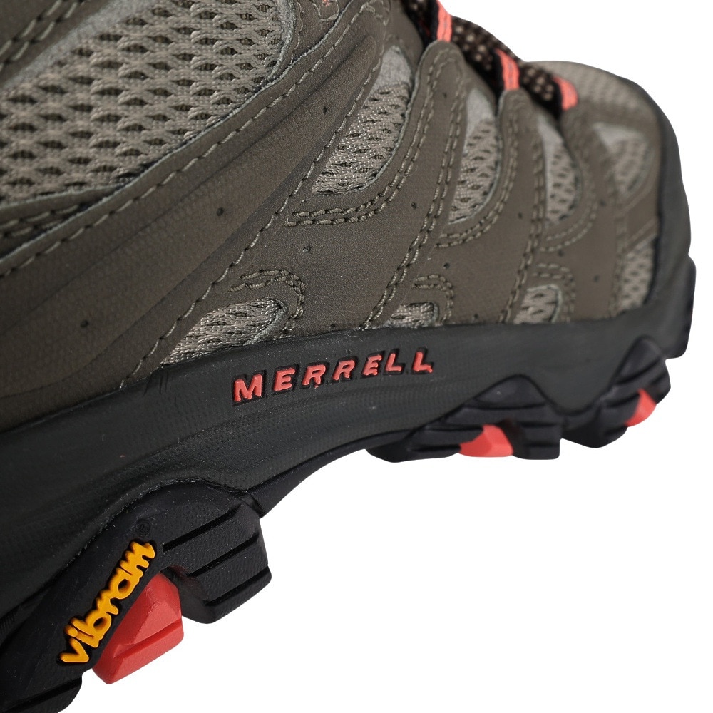 メレル（MERRELL）（レディース）ゴアテックス トレッキングシューズ ミッドカット 登山靴 MOAB 3 SYNTHETIC MID 500182 OLIVE ビブラムソール