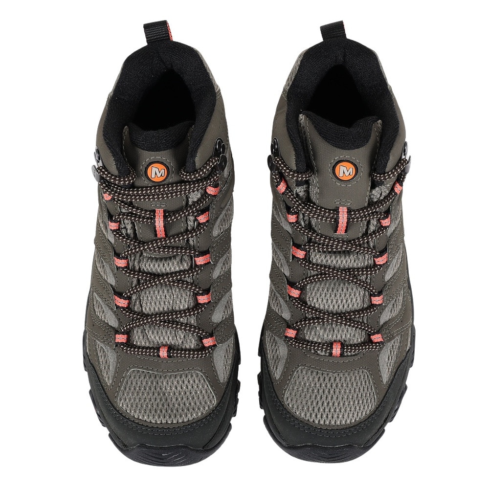 メレル（MERRELL）（レディース）トレッキングシューズ ハイカット 登山靴 MOAB 3 SYNTHETIC MID ゴアテックス 500182 OLIVE オリーブ ビブラムソール