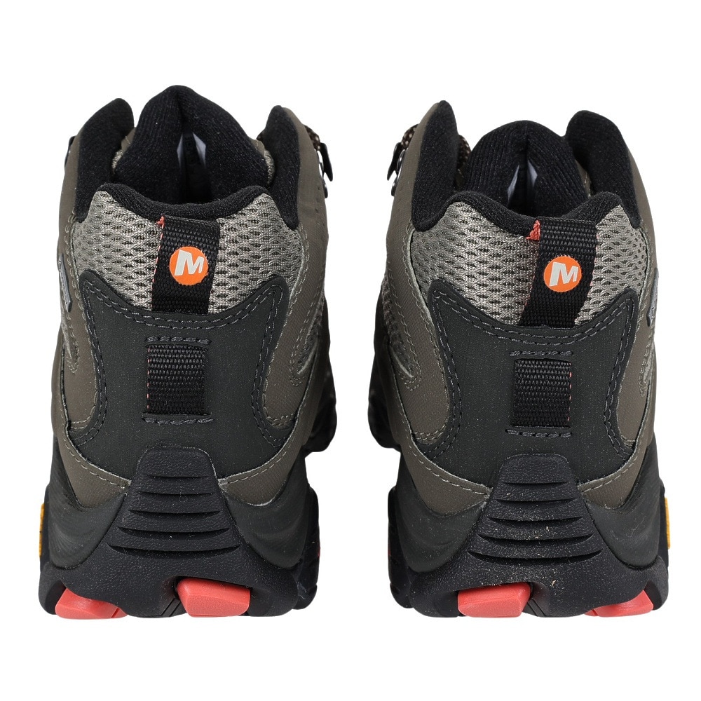 メレル（MERRELL）（レディース）ゴアテックス トレッキングシューズ ミッドカット 登山靴 MOAB 3 SYNTHETIC MID 500182 OLIVE ビブラムソール