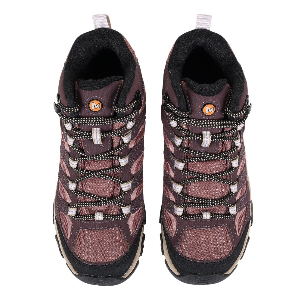 メレル（MERRELL）（レディース）トレッキングシューズ ハイカット 登山靴 MOAB 3 SYNTHETIC MID ゴアテックス 500184 BURGUNDY バーガンディー ビブラムソール