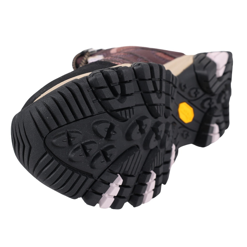 メレル（MERRELL）（レディース）ゴアテックス トレッキングシューズ ミッドカット 登山靴 モアブ3 SYNTHETIC MID 500184 BURGUNDY ビブラムソール