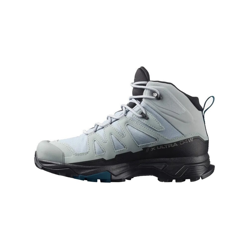 サロモン（SALOMON）（レディース）ゴアテックス トレッキングシューズ ハイカット 登山靴 エックス ウルトラ4 ミッド ワイド L41687200 グレー★★★
