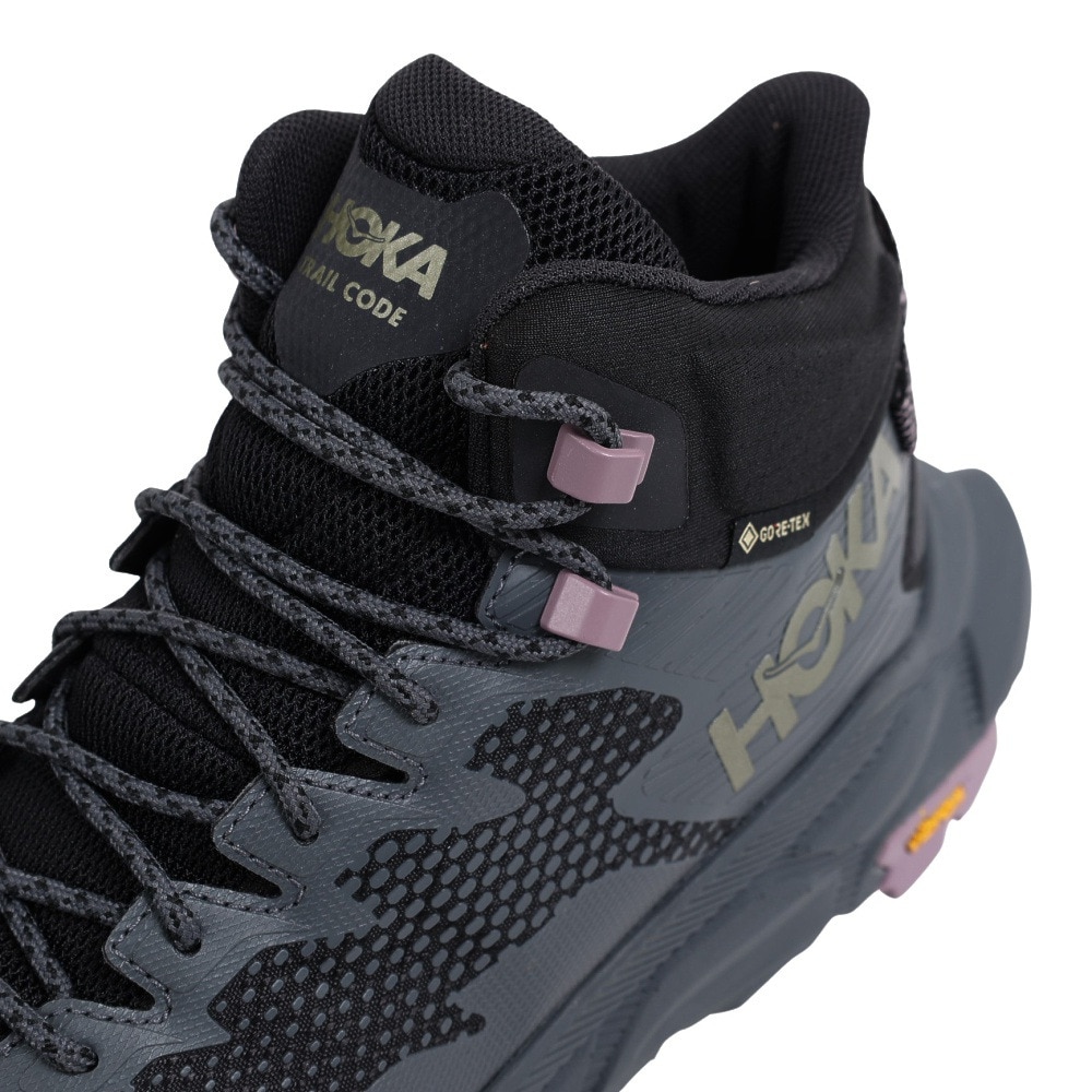 ホカ（HOKA）（レディース）ゴアテックス トレッキングシューズ ハイカット 登山靴 TRAIL CODE トレイルコード GTX 1123166-BCSTL