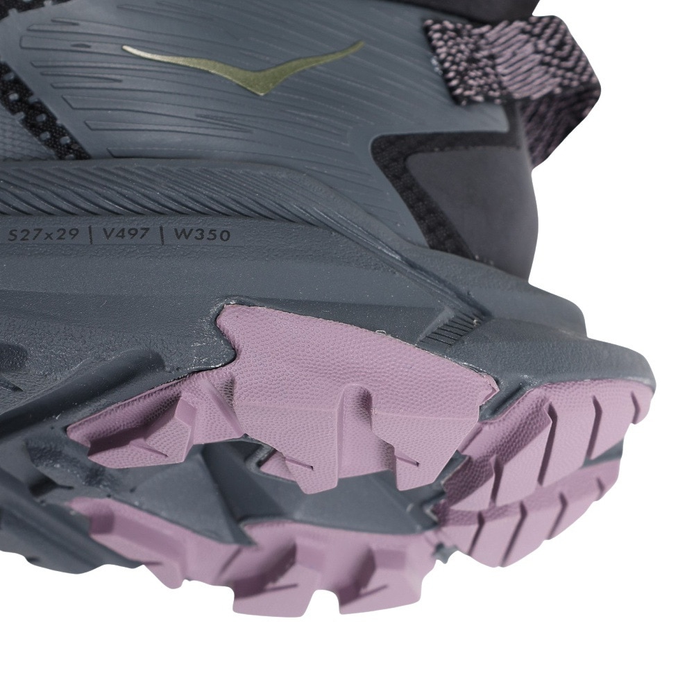 ホカ（HOKA）（レディース）トレッキングシューズ ハイカット 登山靴 TRAIL CODE トレイルコード GTX 1123166-BCSTL グレー ゴアテックス 防水