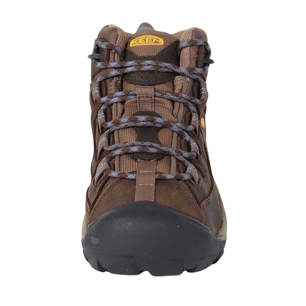 キーン（KEEN）（レディース）トレッキングシューズ ミッドカット 登山靴 ターギー2 MID ウォータープルーフ 1004114 ベージュ