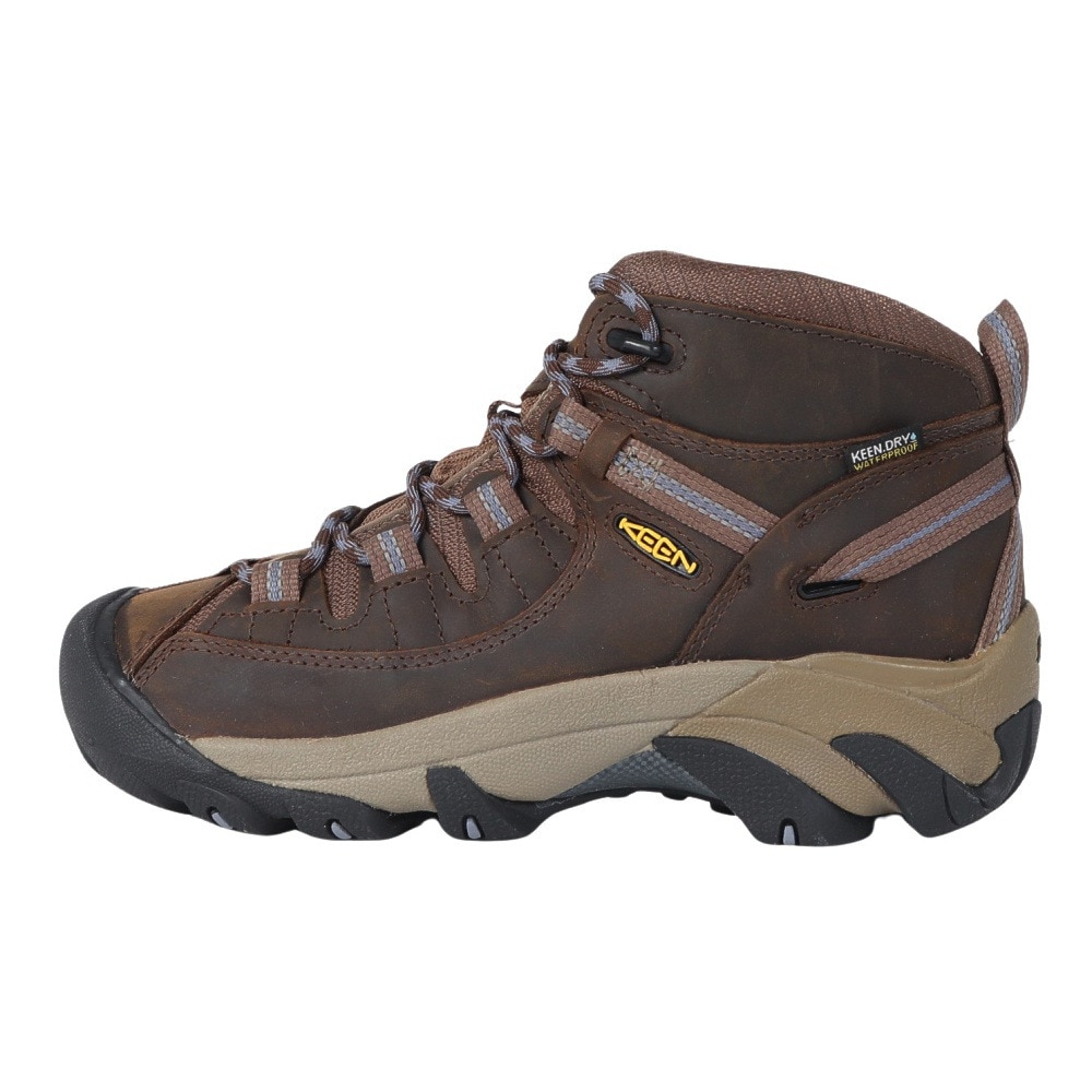 キーン（KEEN）（レディース）ウォータープルーフ トレッキングシューズ ミッドカット 登山靴 ターギー2 MID 1004114 ベージュ