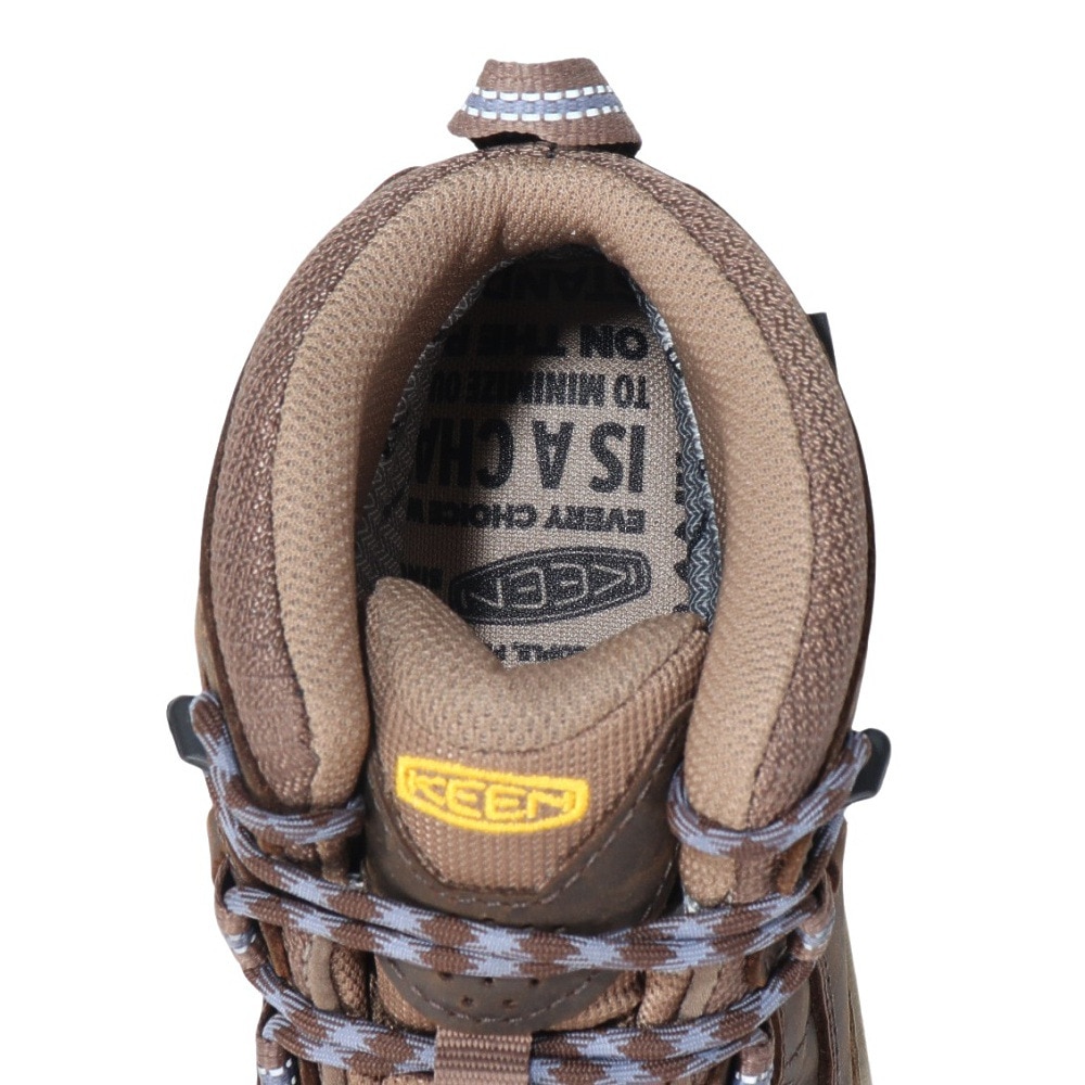 キーン（KEEN）（レディース）トレッキングシューズ ミッドカット 登山靴 ターギー2 MID ウォータープルーフ 1004114 ベージュ