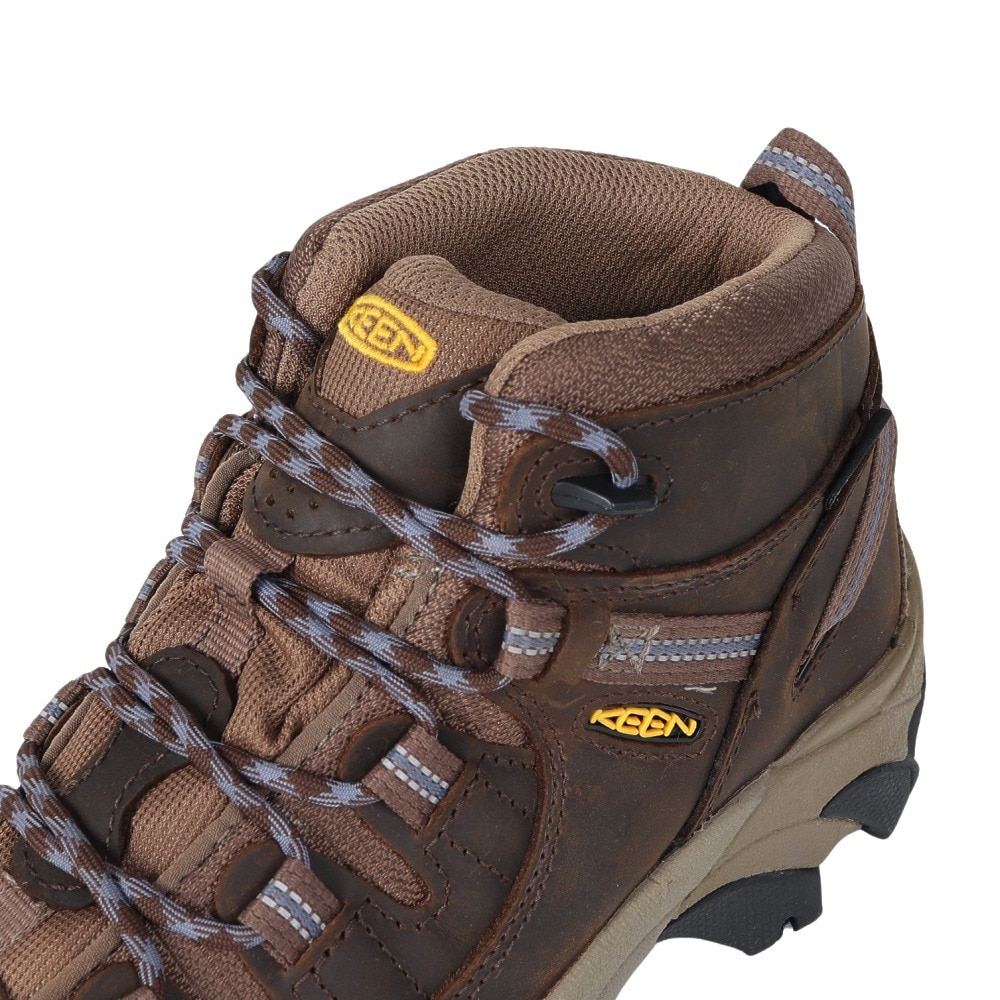 キーン（KEEN）（レディース）トレッキングシューズ ミッドカット 登山靴 ターギー2 MID ウォータープルーフ 1004114 ベージュ