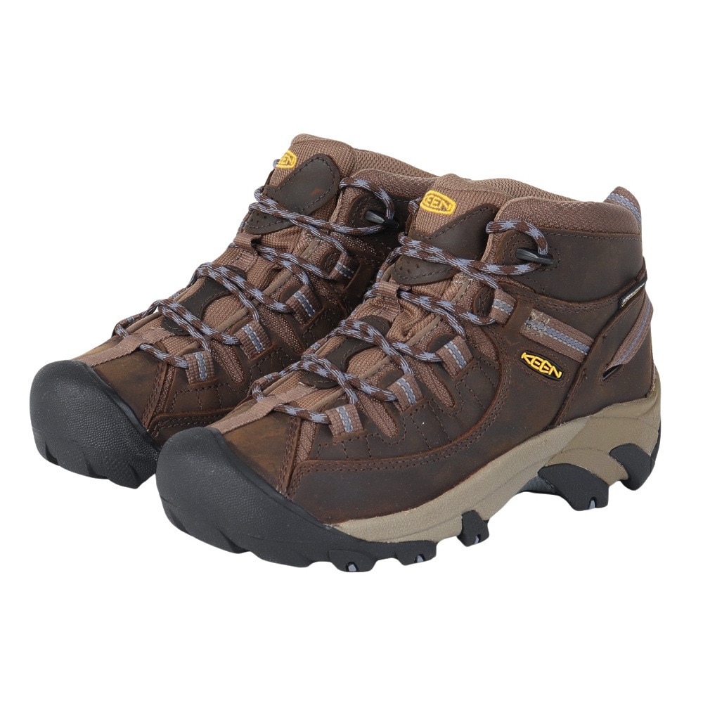 キーン（KEEN）（レディース）トレッキングシューズ ミッドカット 登山靴 ターギー2 MID ウォータープルーフ 1004114 ベージュ